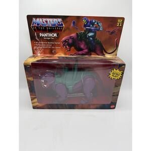 Mattel PANTHOR SAVAGE CAT 2021 Motu Realistic Fur Pattern Purple 2020 New In Box
